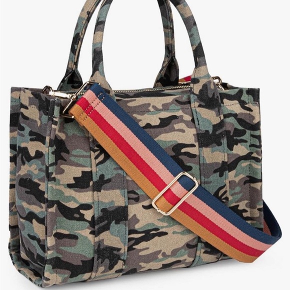 Canvas Tote Bag for Women Top Handle Handbag Crossbody Tote Bag for Women - Picture 1 of 2